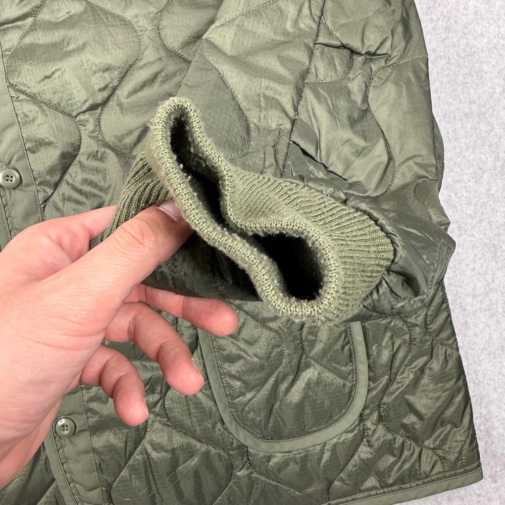 Alpha Industries M-65 Field Coat Liner Mens 4XL Green Quilted ALS/92 Jacket - Picture 7 of 15